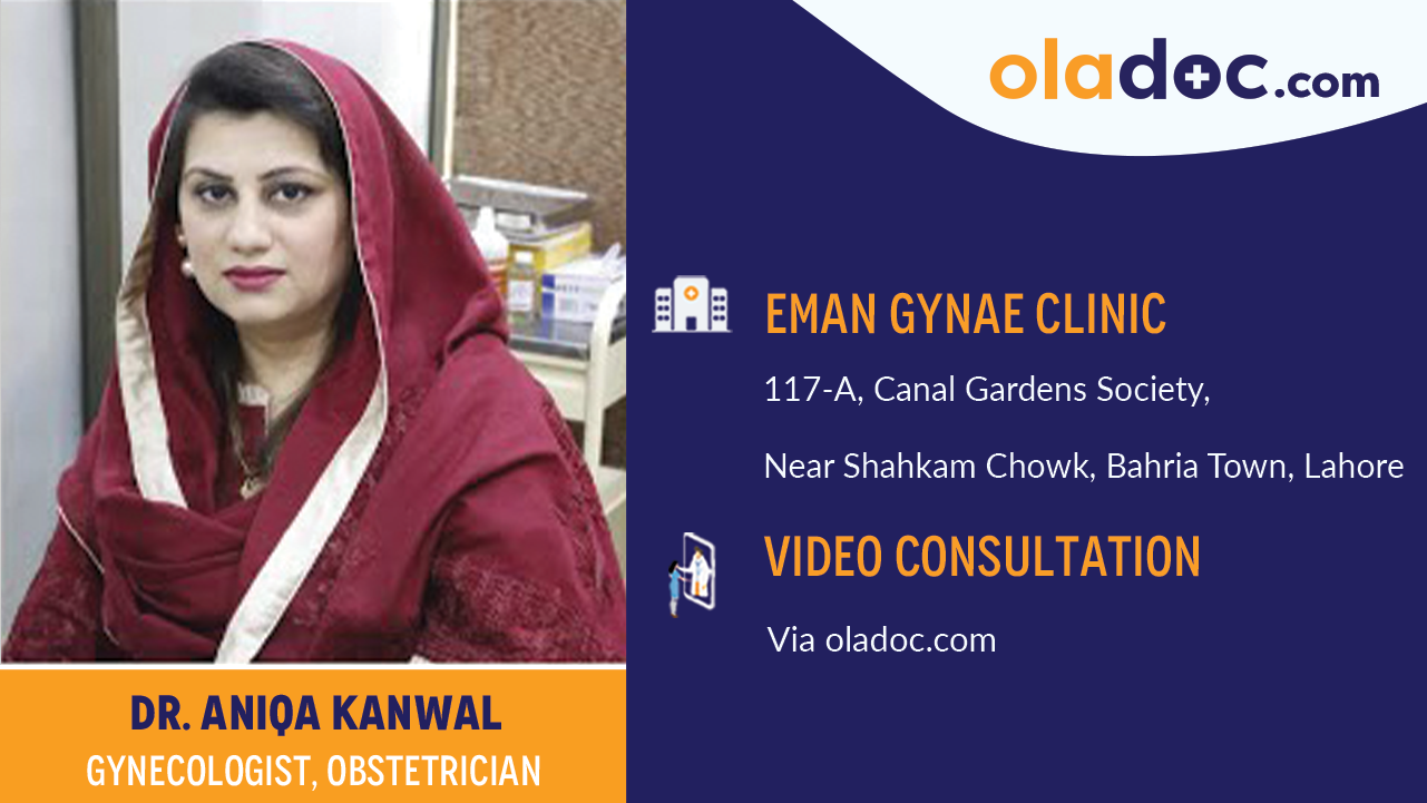 Practice location of Dr. Aniqa Kanwal